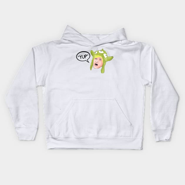 Yup Meme Kids Hoodie by Barnyardy